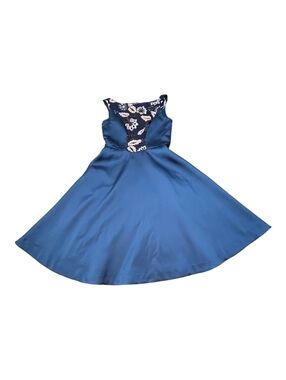 NWT Kay Unger Embroidered Sequin Fit & Flare Dress Women’s Size 4 Cocktail Party